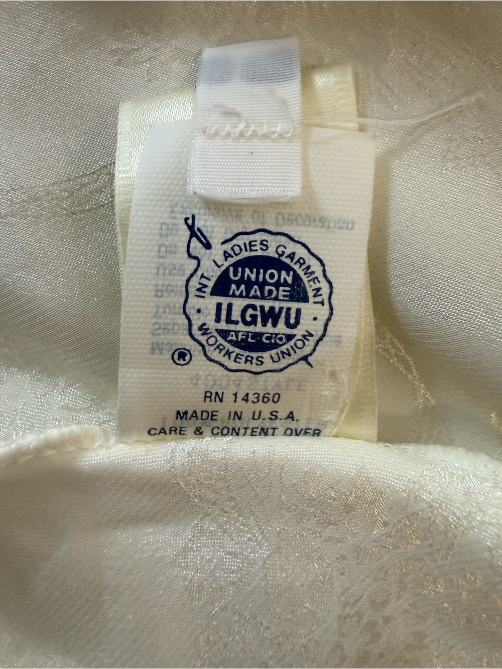 Vintage Victoria's Secret Cream Satin Slip Dress with Lace & Tulle Fairy Lg - Picture 8 of 8